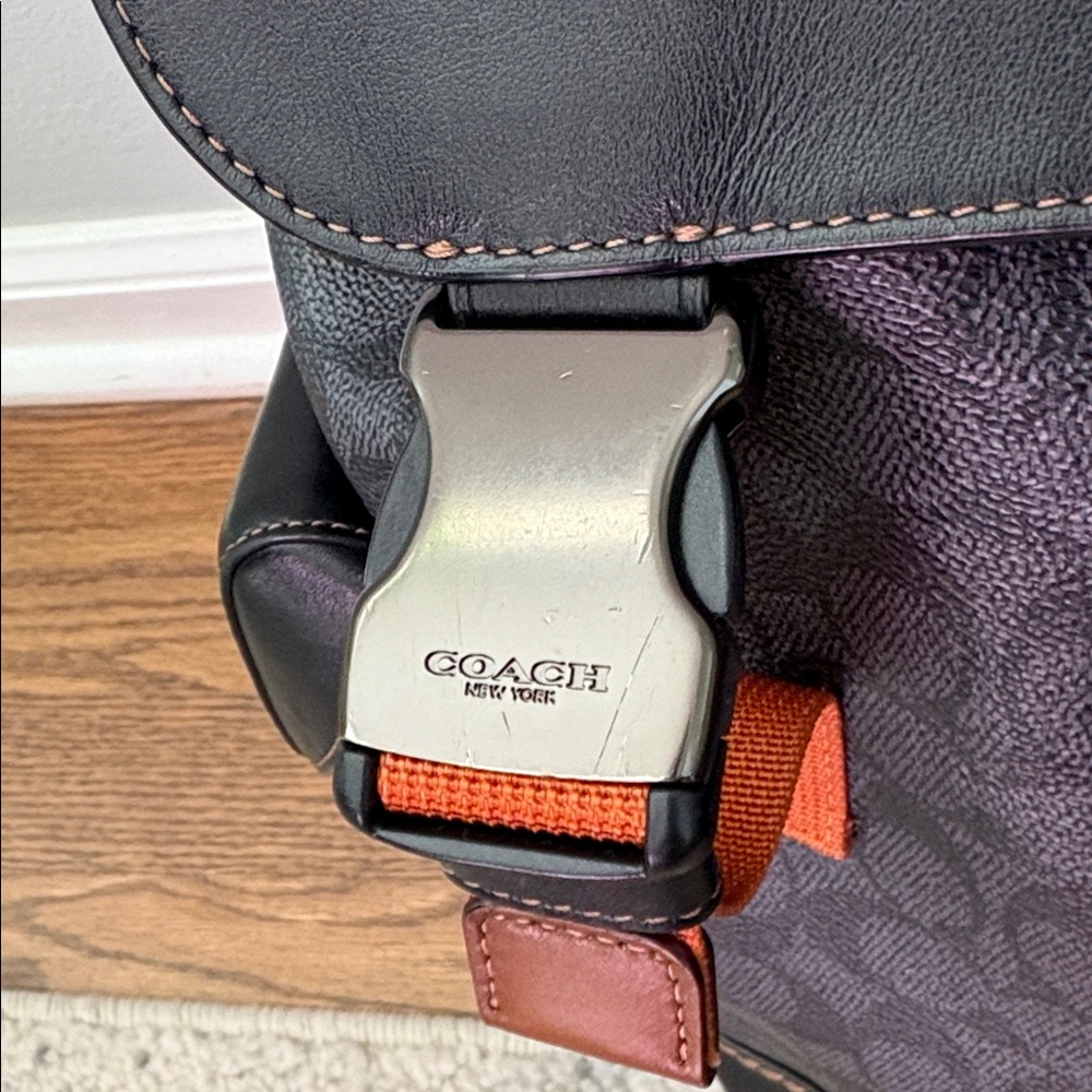 Coach Rivington Backpack In Signature Canvas With Coach Patch - Picture 9 of 16